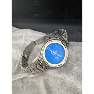 Vintage Watch Men Orange County Choppers Motorcycle Silver Tone READ